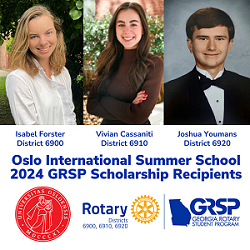 GRSP Names 2024 Oslo International Summer School Scholarship Winners